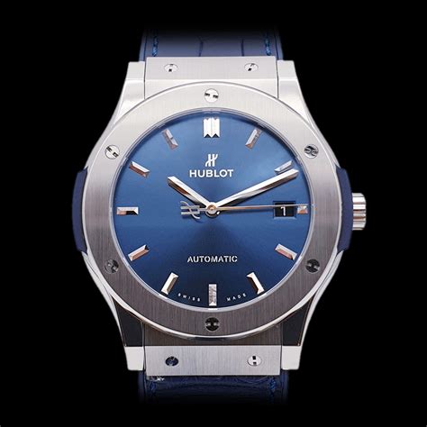 hublot classic fusion titanium blue tifanny|hublot classic fusion review.